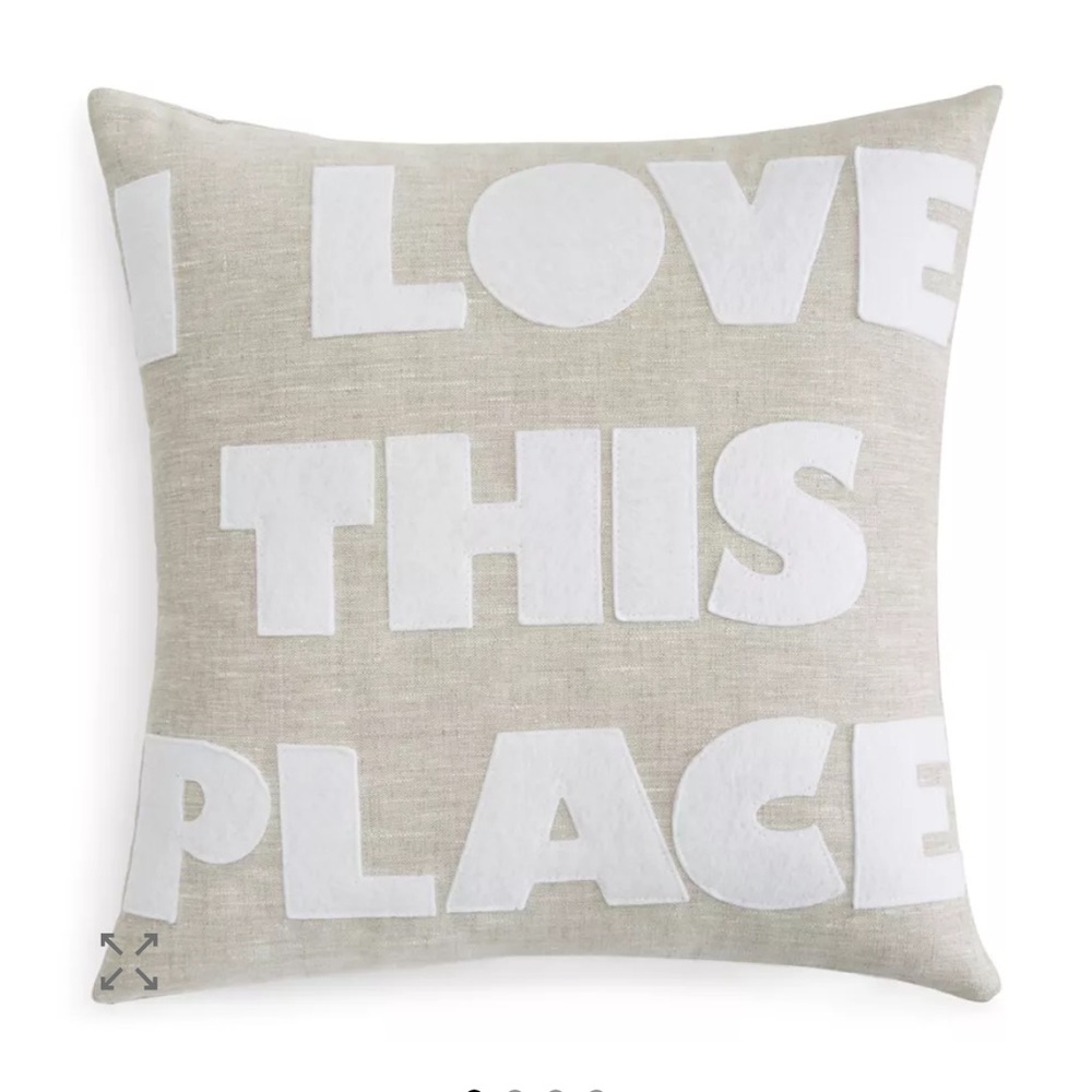 ALEXANDRA FERGUSON I LOVE THIS PLACE Pillow